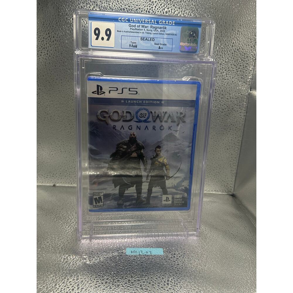 God Of War Ragnarok : PlatStation 4 CGC Graded Sealed 9.9 A++